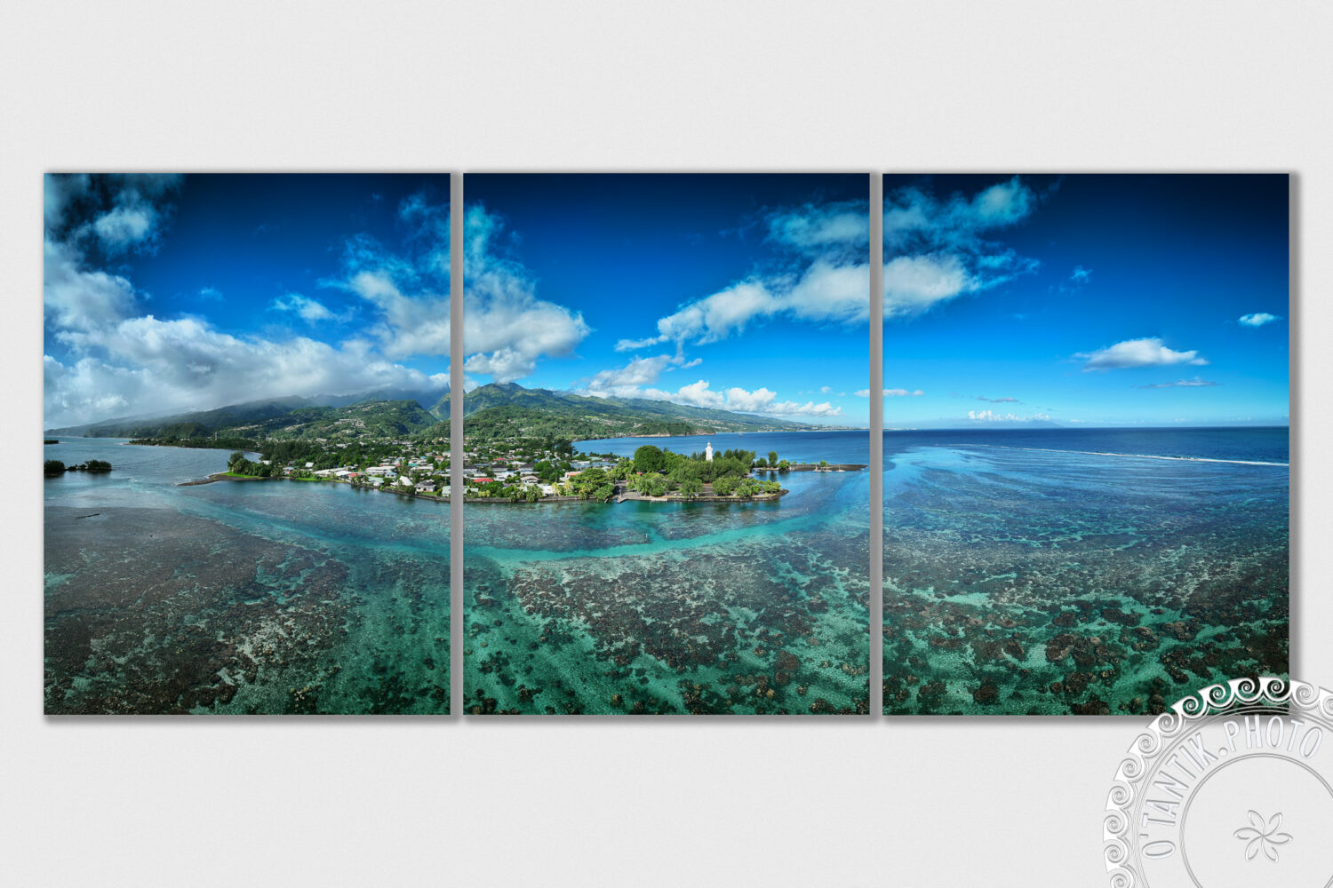 La Pointe Vénus à Mahina - Triptyque - Tahiti