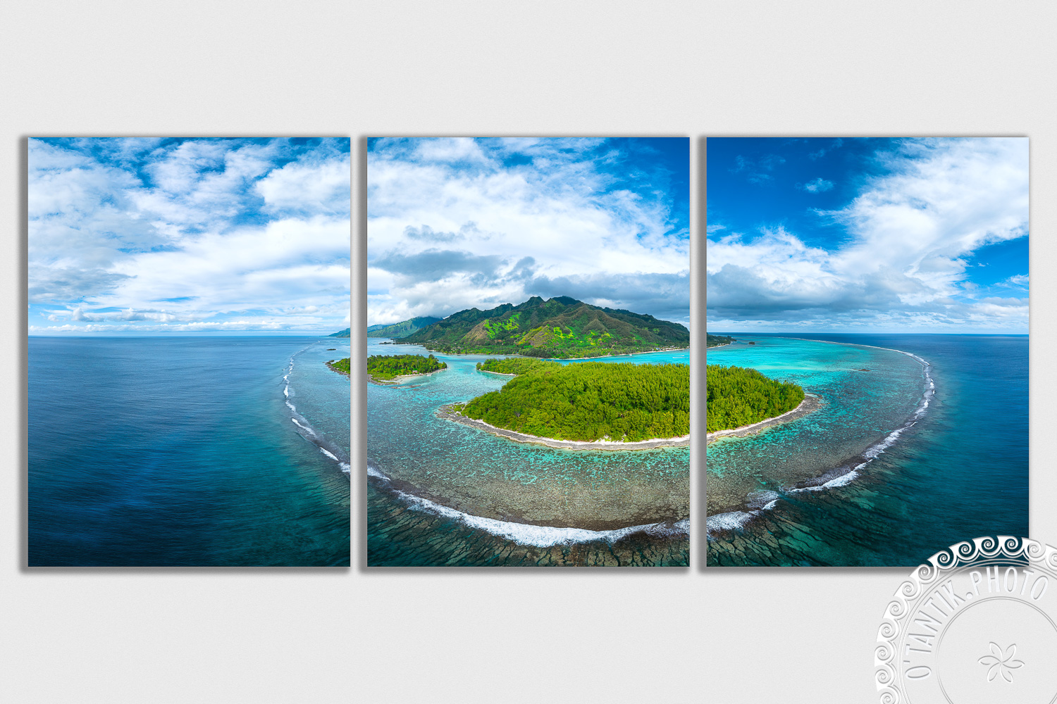 Panorama - Moorea - La Baie d'Opunohu - Papetoai