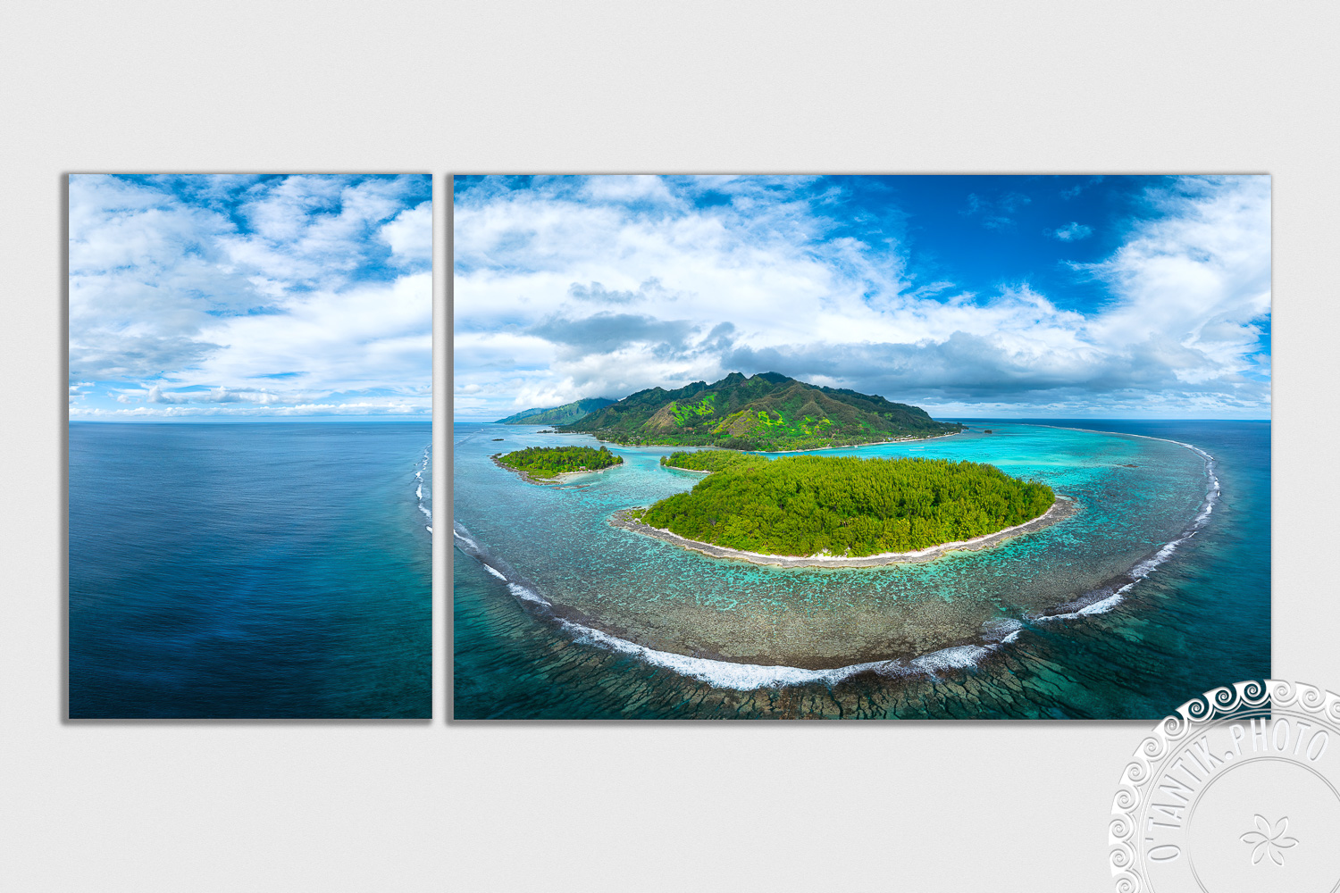 Panorama - Moorea - La Baie d'Opunohu - Papetoai