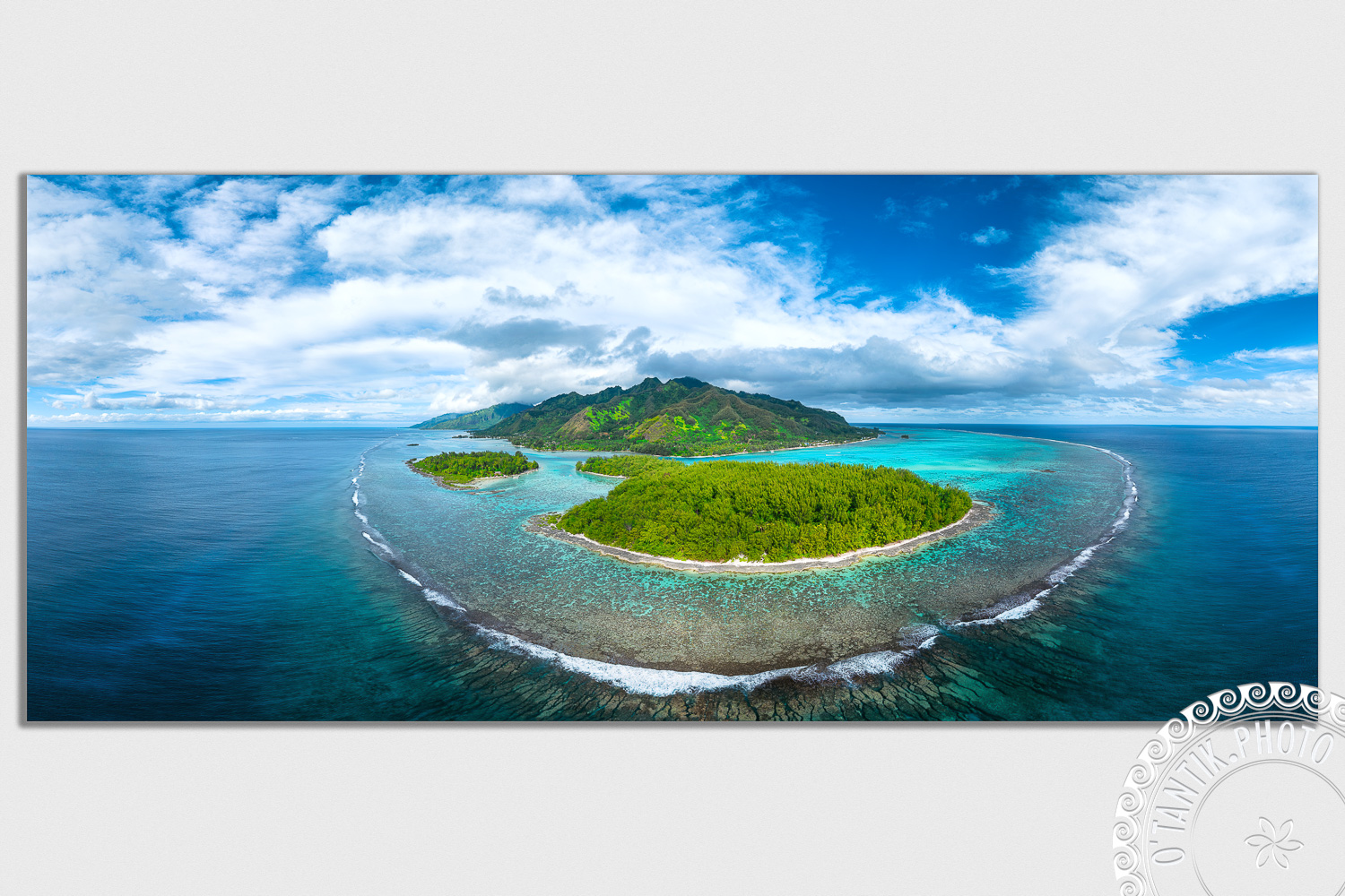 Panorama - Moorea - La Baie d'Opunohu - Papetoai
