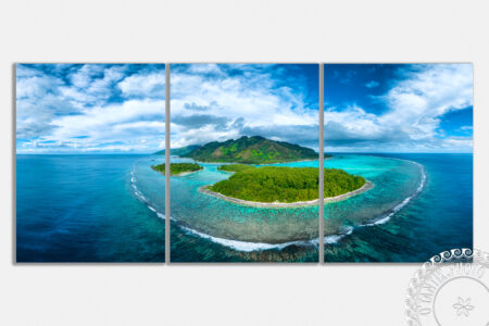Panorama Moorea tryptique