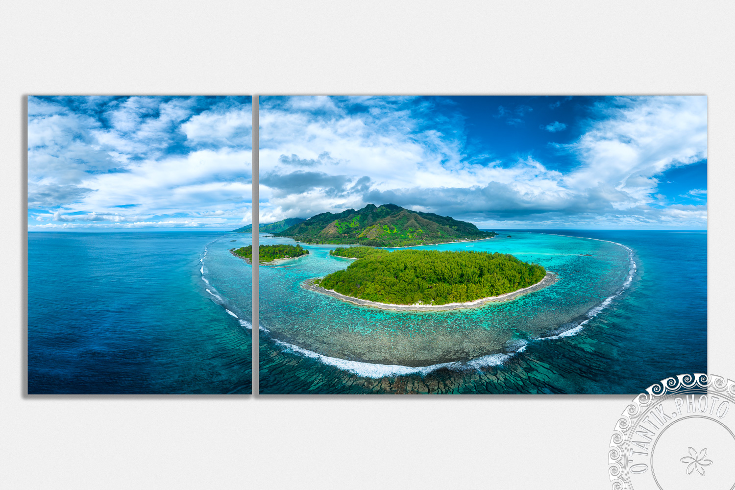 Panorama Moorea tryptique