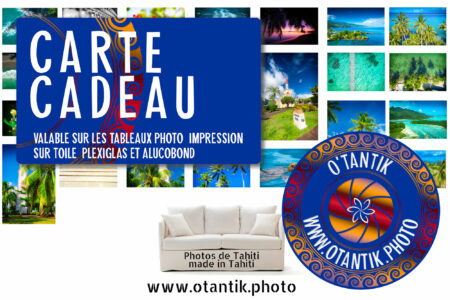 Carte cadeau - Tableau photo - O'Tantik.Photo