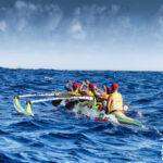 Portrait fine art du Marathon Va'a à Tahiti