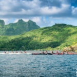 Va'a à Bora-Bora