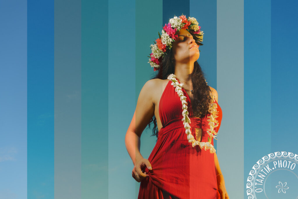 Retouche photo et colorimétrie argentique par un photographe à Bora Bora